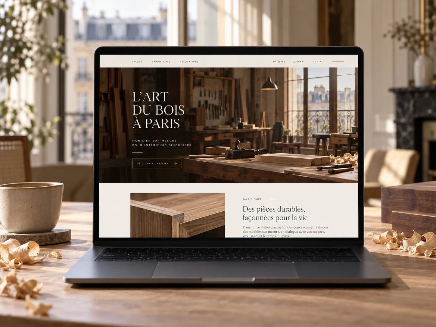 Refonte du site d'un artisan parisien